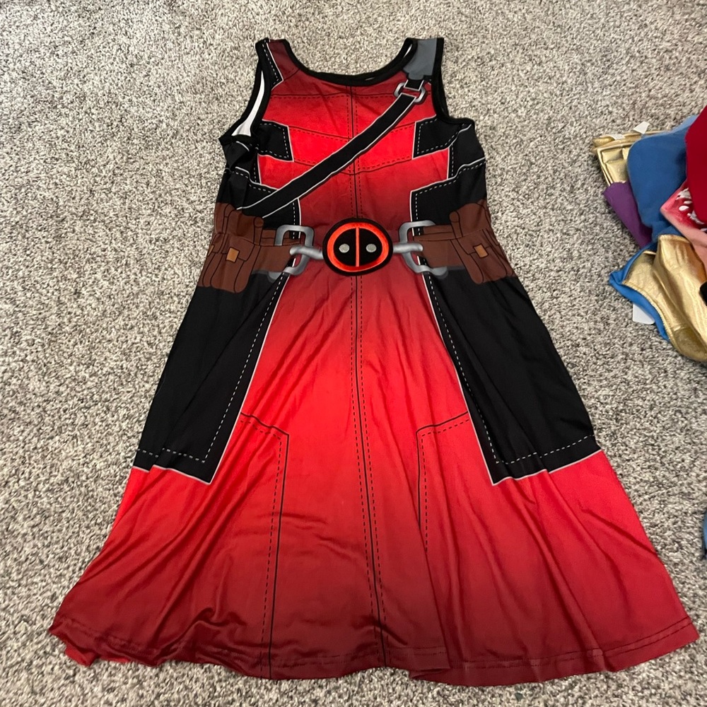 Deadpool cosplay dress